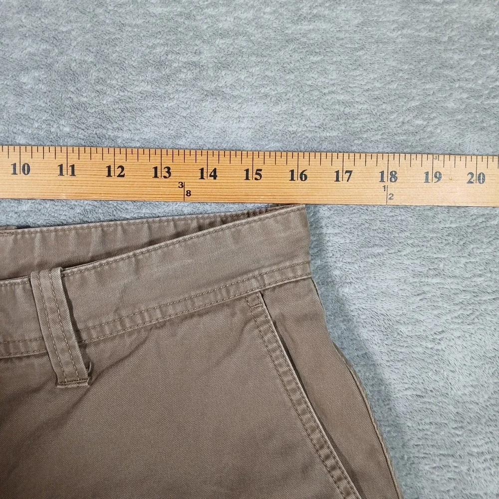 Eddie Bauer Chino Pants Mens 33x32 Brown Khaki Classic Fit Cotton